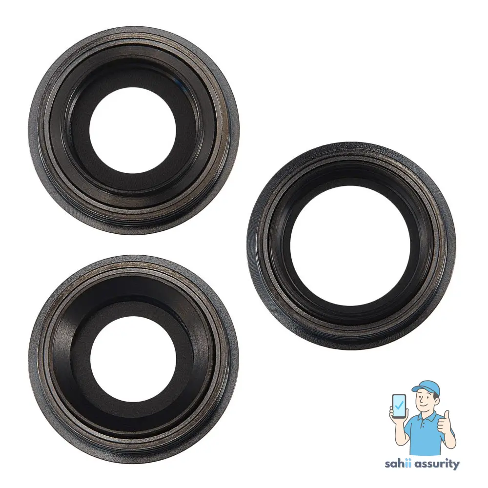 Camera Lens Glass with Frame for Apple iPhone 11 Pro Max Grey